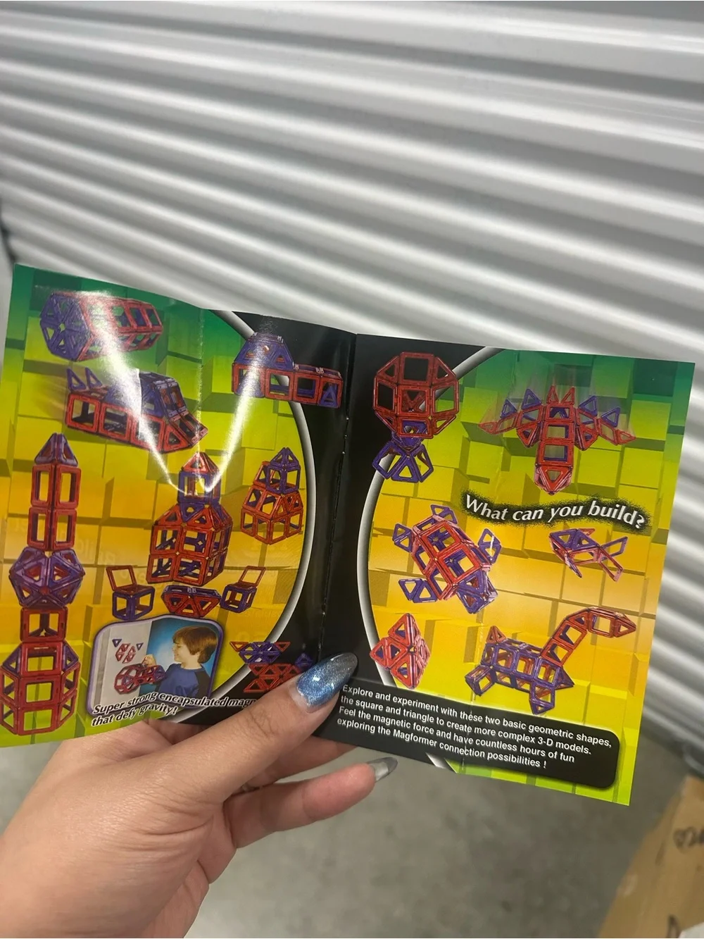 Mag XL Magnetic Building Set - Purple and Red